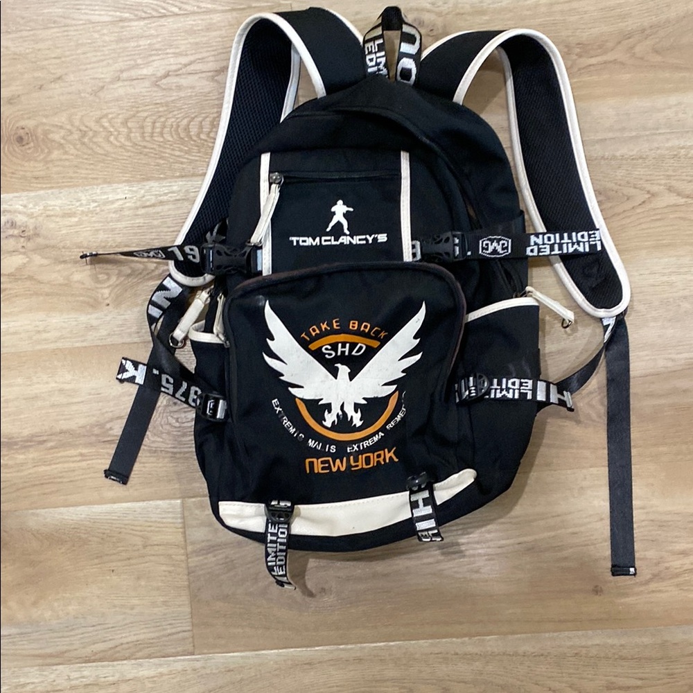 Tom Clancey’s SHD Black Backpack